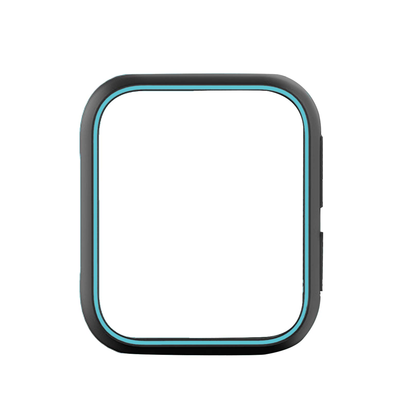 SHOTAY Custodia protettiva per orologio Oppo 41 mm 46 mm Cover morbida TPU Paraurti Cover di protezione leggera per orologio Oppo 41 mm 46 mm Accessori nero-46 mm