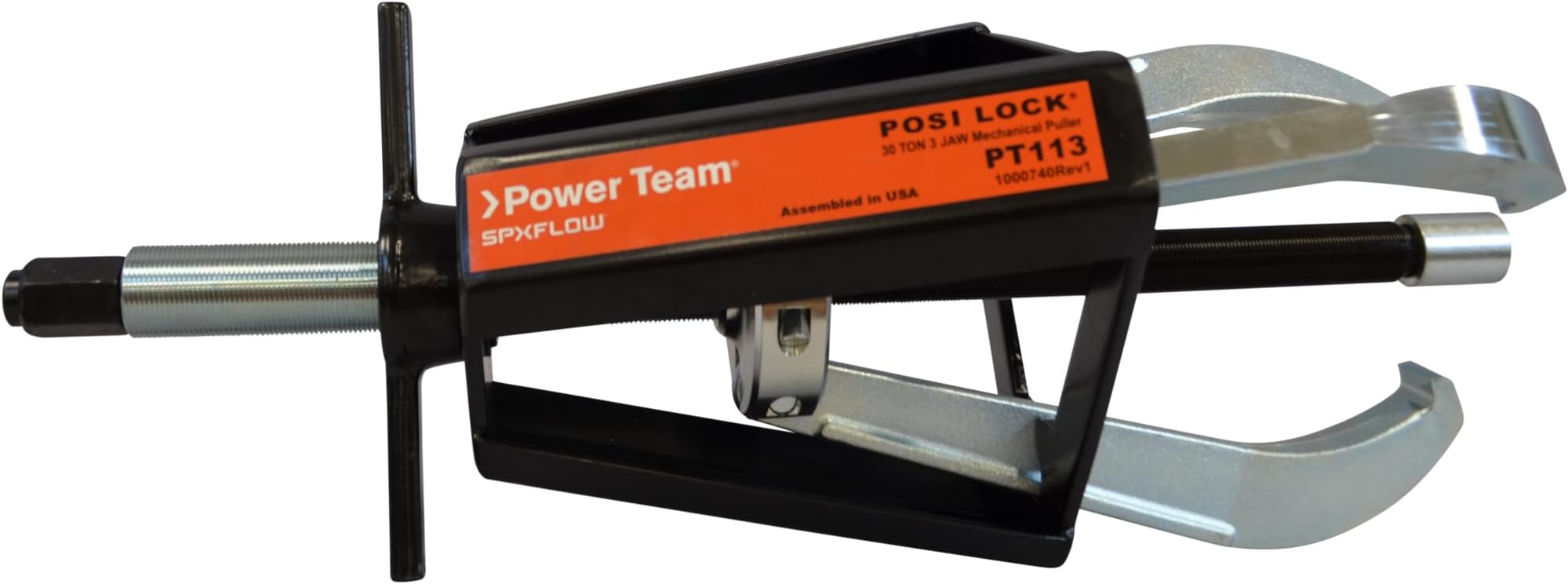 113 Manual Puller, 3 Jaws, 30 tons Capacity, 12" Reach, 2-1/2" - 18" Spread Range, 27-1/4" Overall Length