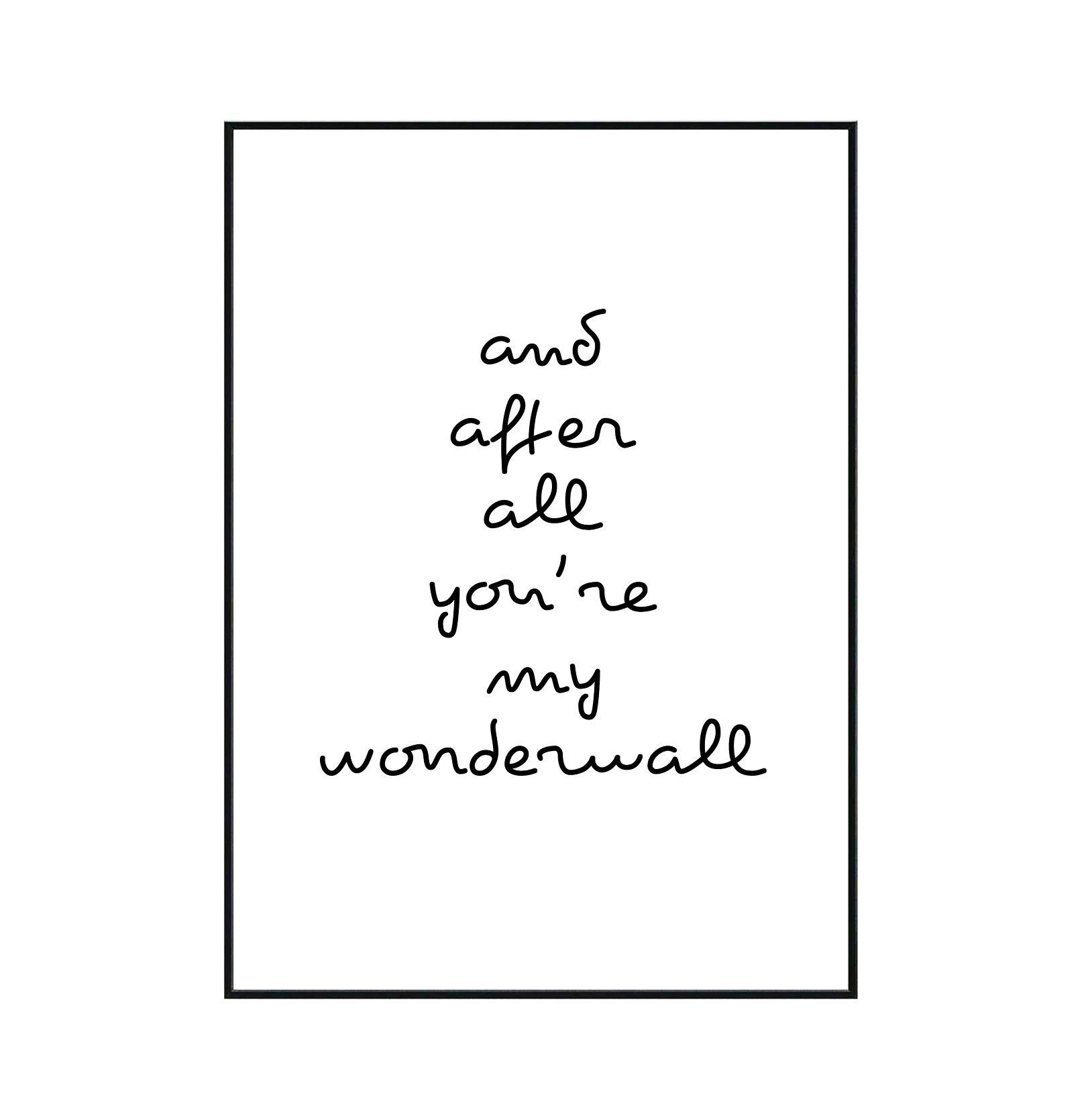 Letras De Wonderwall Página 11 | Imágenes De Letras Wonderwall Oasis