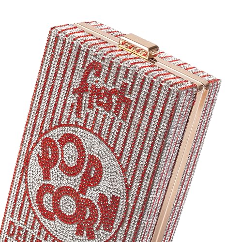 Image of Women Retro Crossbody Bag Rhinestone Fun Unique Evening Clutch Purses for Women