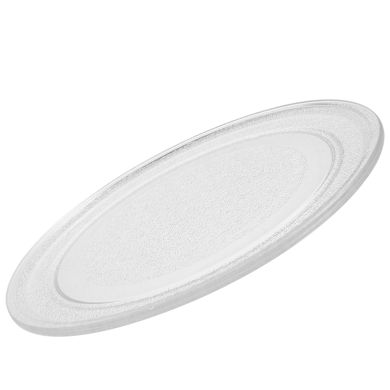 Plato Giratorio Fácil de Limpiar de Blanco para Microondas de 24.5 Cm y Sencillo de Instalar, Compatible Horno Microondas para Uso Diario