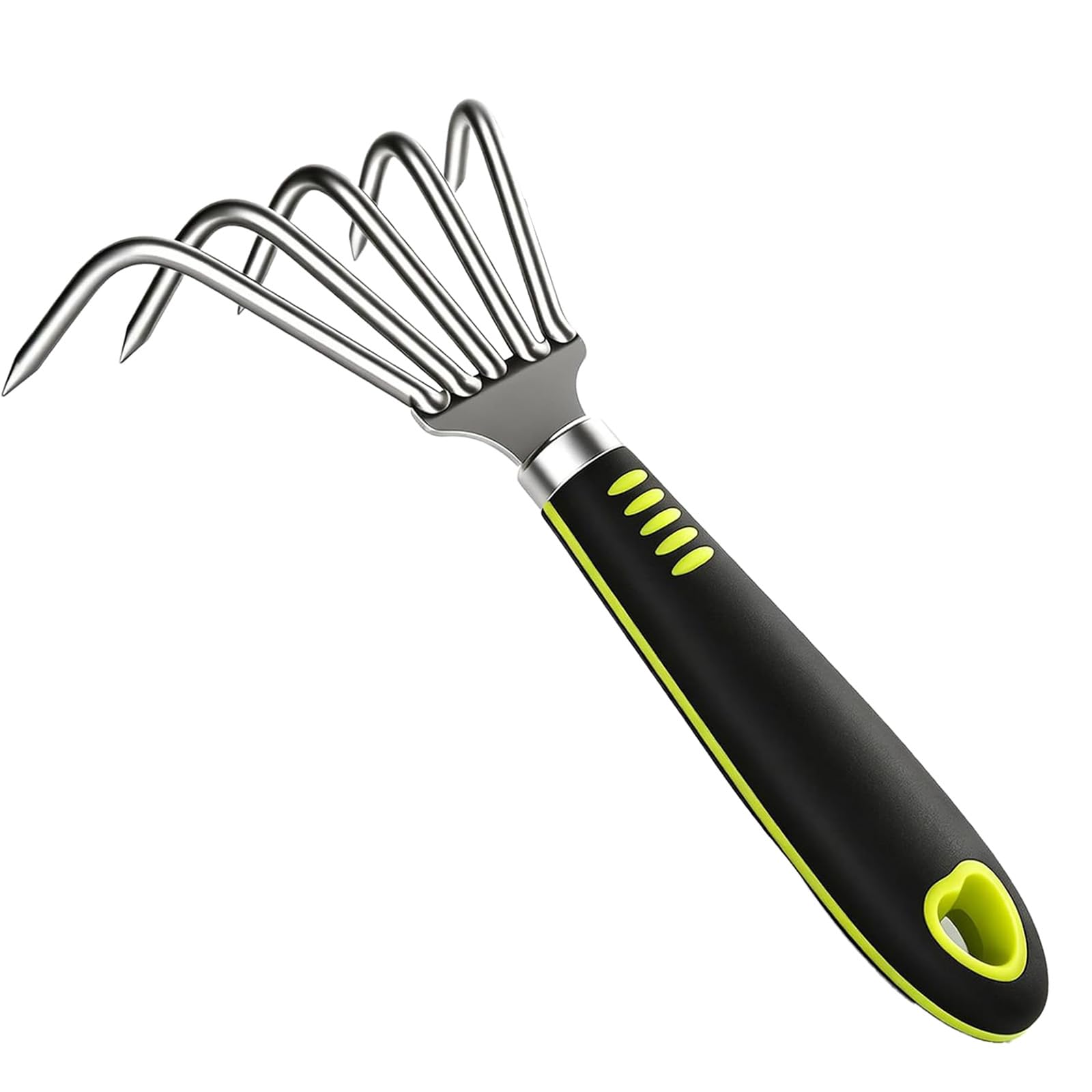 Ligynotu Garden Rake 5-Claw Beach Rake Digging Shell Mini Gardening Tool