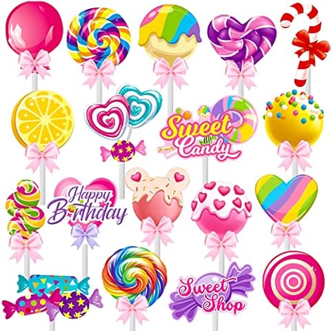 C L cooper life Candyland Cupcake Toppers 36pcs Cover