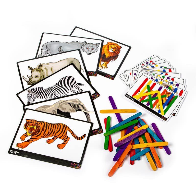 Monkey Minds//Pattern & Sequence - Animal Zoo//Early Educational Toy and Learning Activity//Concept of Patterns and Early numeracy Skills -Play Based Learning for Kids (B0BN8KB76J) Amazon Price History, Amazon Price Tracker