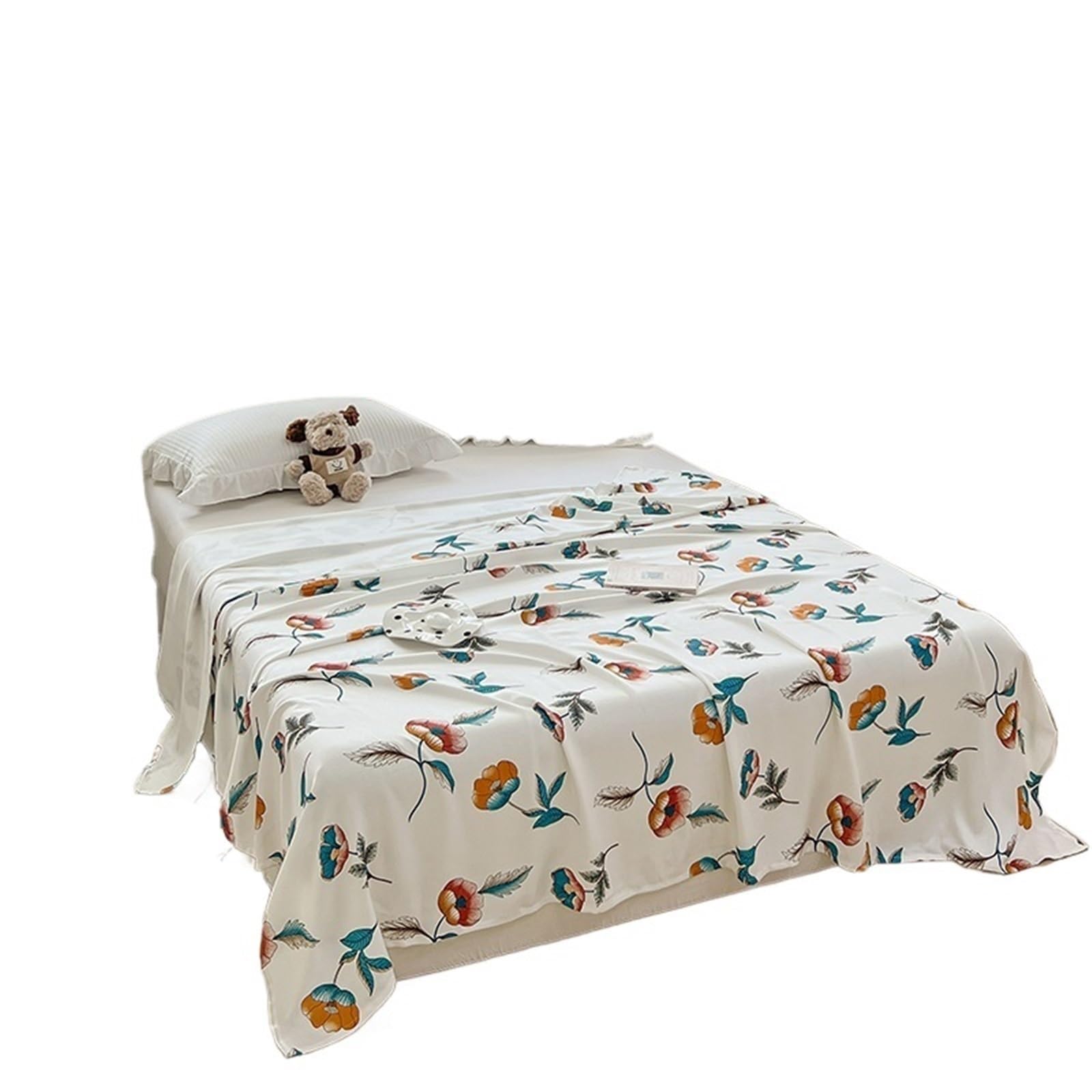 Matelas refroidissant et couette d'été rafraîchissante végétale pour lit double 200x230