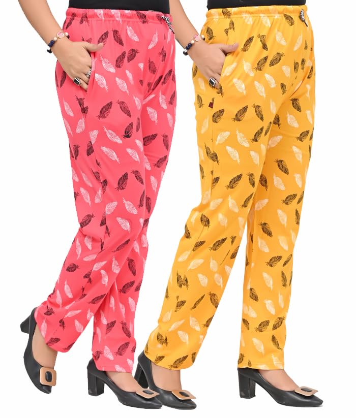 Women’s and Girls Printed Cotton Pyjama/Lower | Pack of 2-picture-41