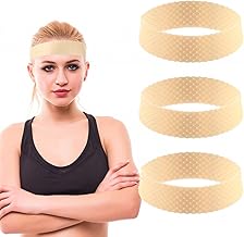 3-Piece Wig Grip Band Set - Adjustable Silicone Wig Headbands, Non-Slip Elastic Wig Grip, Sweat-Proof Hold (Skin Color)