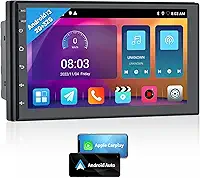 Central Multimídia Automotivo, Central Multimídia Android 13, Multimídia Automotivo, Slim, Tela Ips 7” Full Touch, 2/32gb, Usb, Aux, Bluetooth, Carplay E Android Auto Conectividade Com Ou Sem Fio