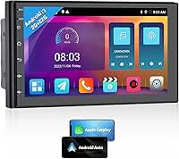 Central Multimídia Automotivo, Central Multimídia Android 13, Multimídia Automotivo, Slim, Tela Ips 7” Full Touch, 2/32gb, Usb, Aux, Bluetooth, Carplay E Android Auto Conectividade Com Ou Sem Fio