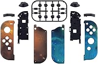 Vista 2 de eXtremeRate - Carcasa de control portátil Joy-Con con set de botones completo repuesto de carcasa hazlo tú mismo para control de Nintendo Switch