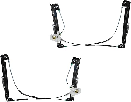 Miniatura 186 de TRQ Juego de elevalunas manual para el lado del conductor y del pasajero compatible con Chevrolet Tracker 1998 1989-1997 Geo 1989-1998 Suzuki