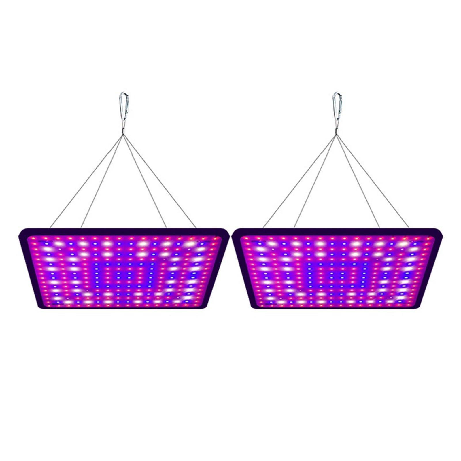Lámpara de Cultivo, Led Full Spectrum Grow Light 1000W Lámpara de Planta de Interior for Invernadero hidropónico Veg Flower Grow Tent(Full Spectrum x2)