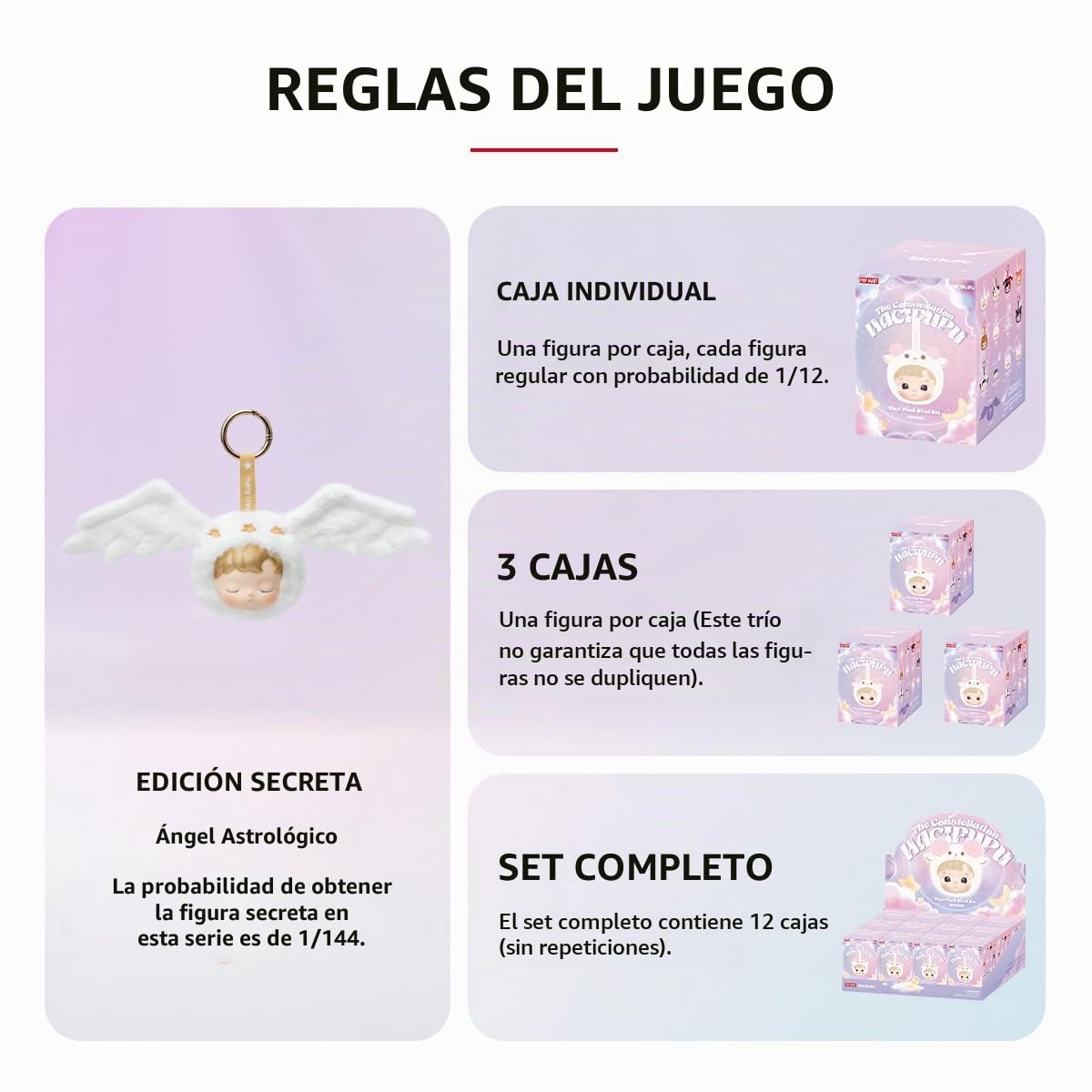 POP MART HACIPUPU The Constellation Series-Vinyl Plush de Acción Popular Figura Coleccionable y Adorable Juguete Artístico Regalo Creativo Whole Set