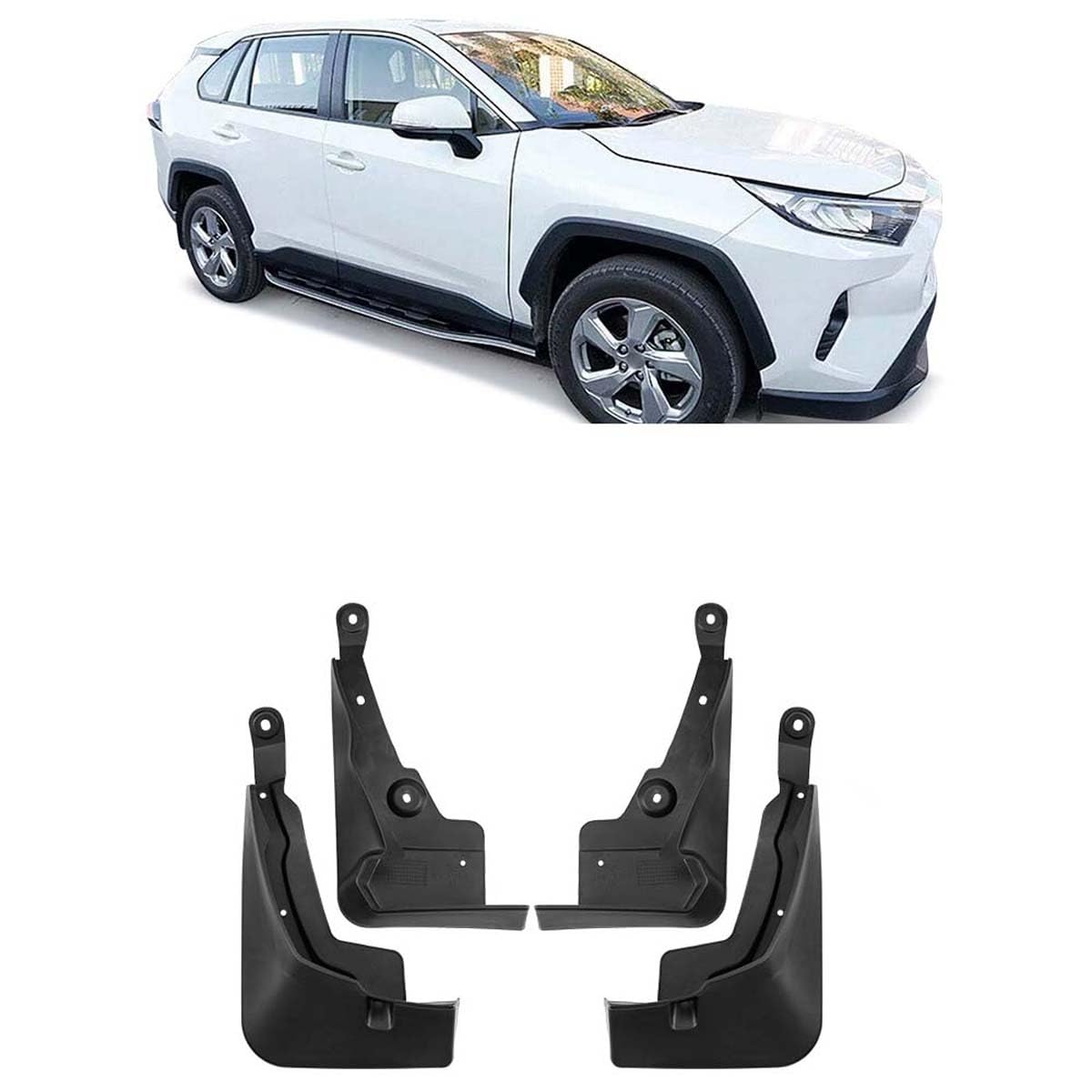 BXQDAM Car mud flaps,Compatible with Toyota RAV4 2019-2025,Car exterior accessories