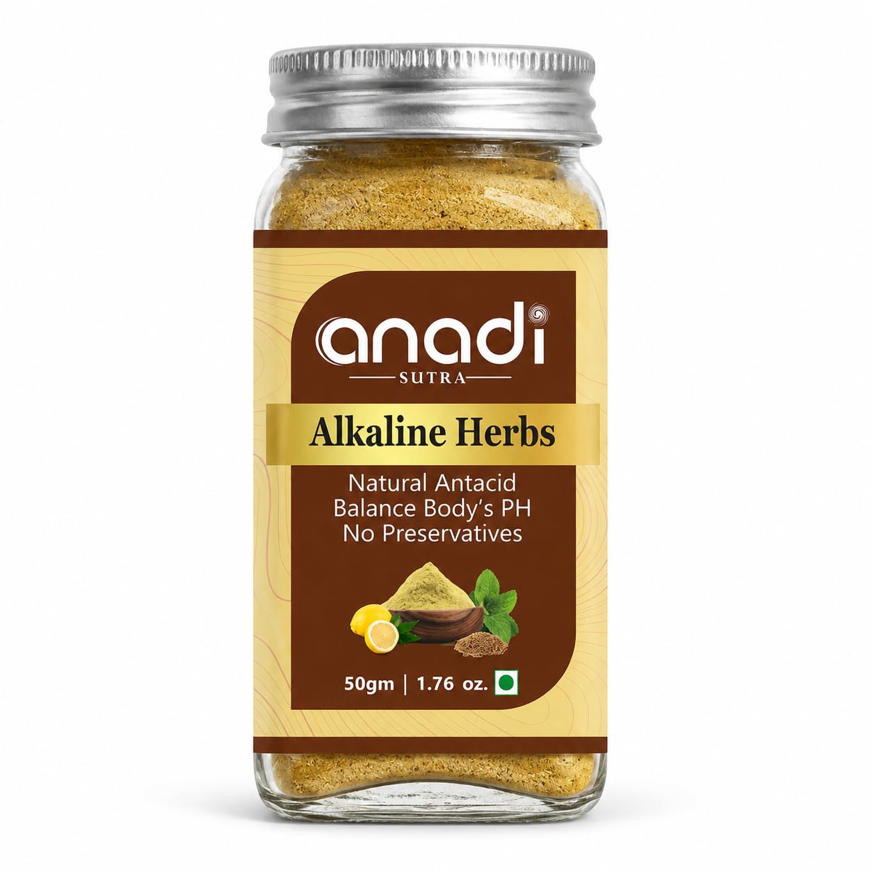 Anadi Sutra Alkaline Herb Mix 50g | Natural Herbal Blend for pH Balance & Detox | Alkaline Water Mix with Natural Ingredients | Supports Digestion, Immunity & Energy | No Preservatives or Additives-image-28