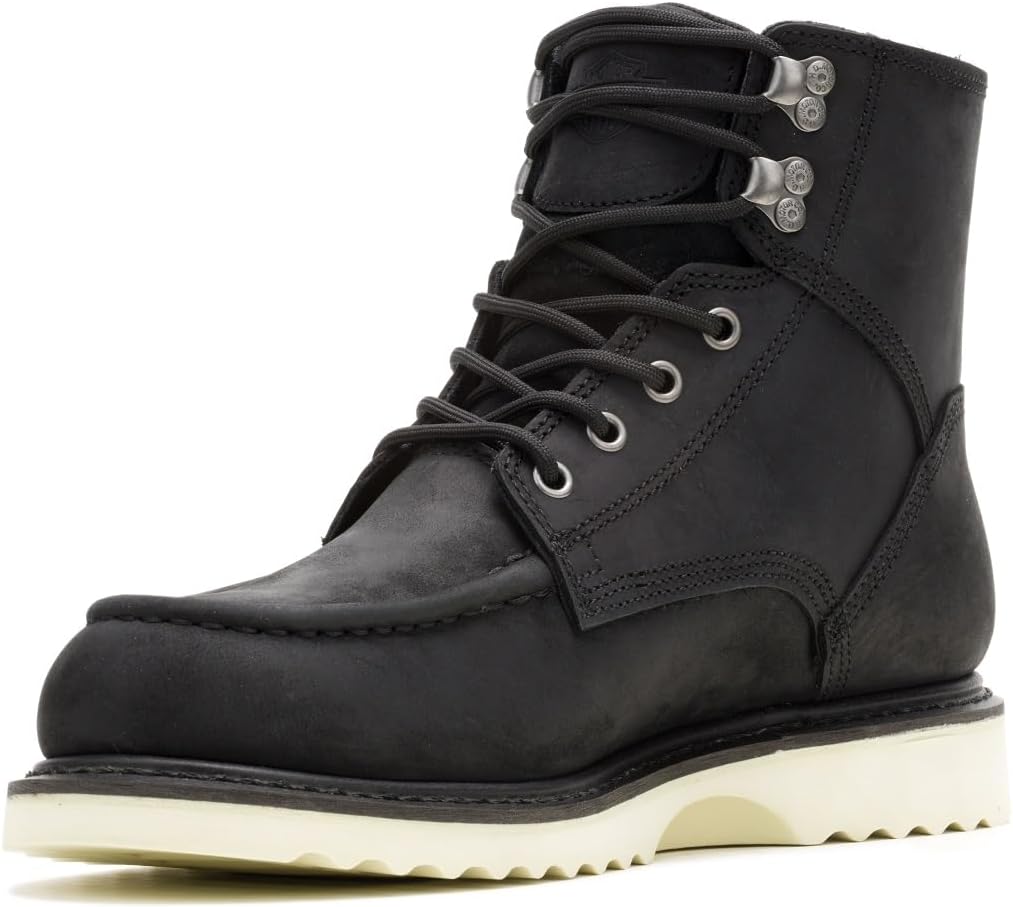 Harley-Davidson Men's Brosman 6-Inch Waterproof Black Boots, D93931