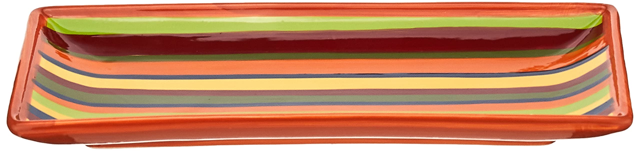 Boston International Ceramic Serving Tray, A La Fiesta