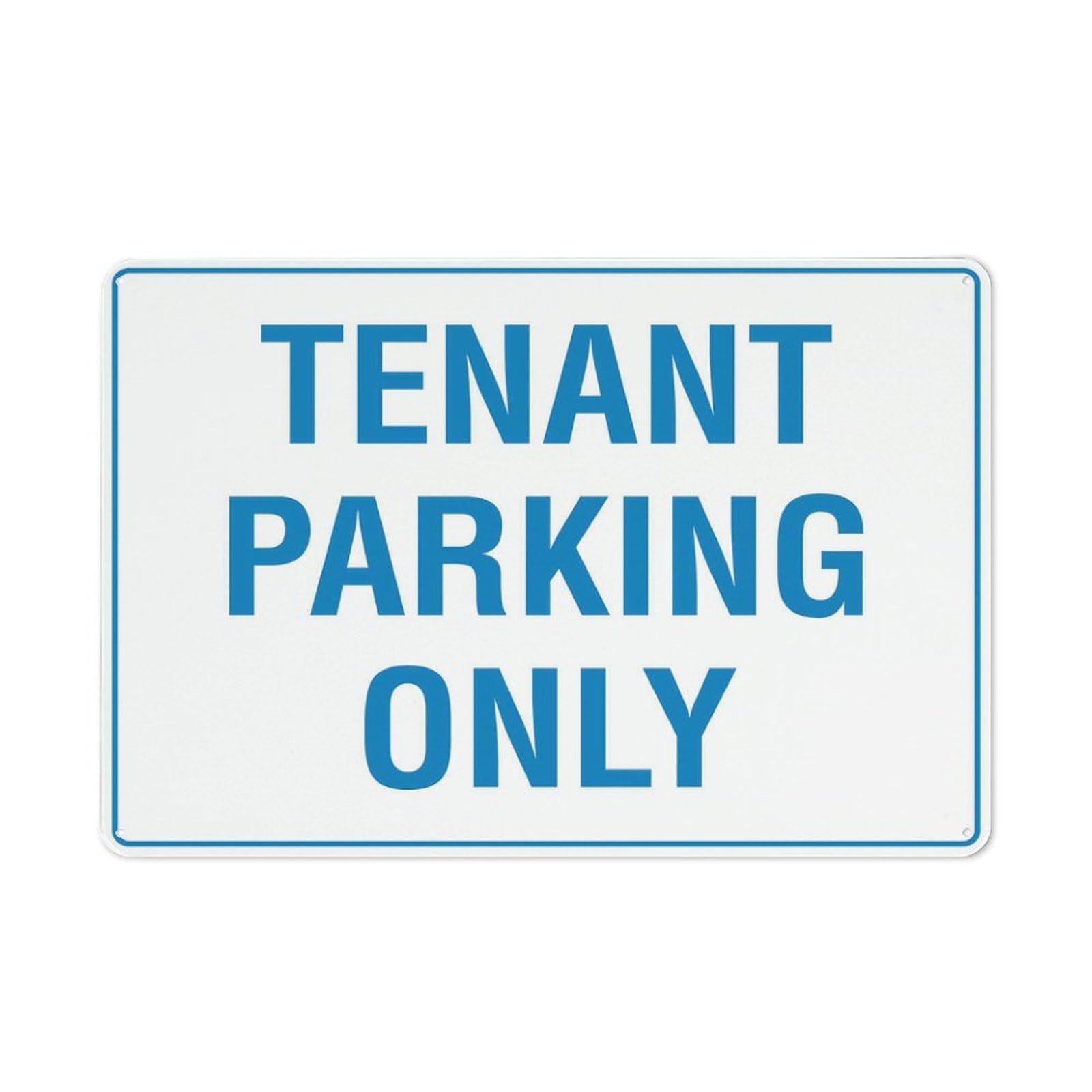 Tenant Parking Only Sign 12X8 Inch Tin Sign Great For Garden And Yard Wall Decor