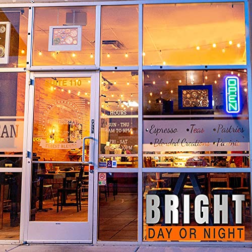Panneau ouvert LED pour commerce avec 64 combos de couleurs changeantes et message défilant - 7
