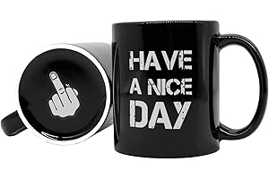 Middle Finger Ceramic Coffee Cup: The Perfect Novelty Mug for a Touch of Humor