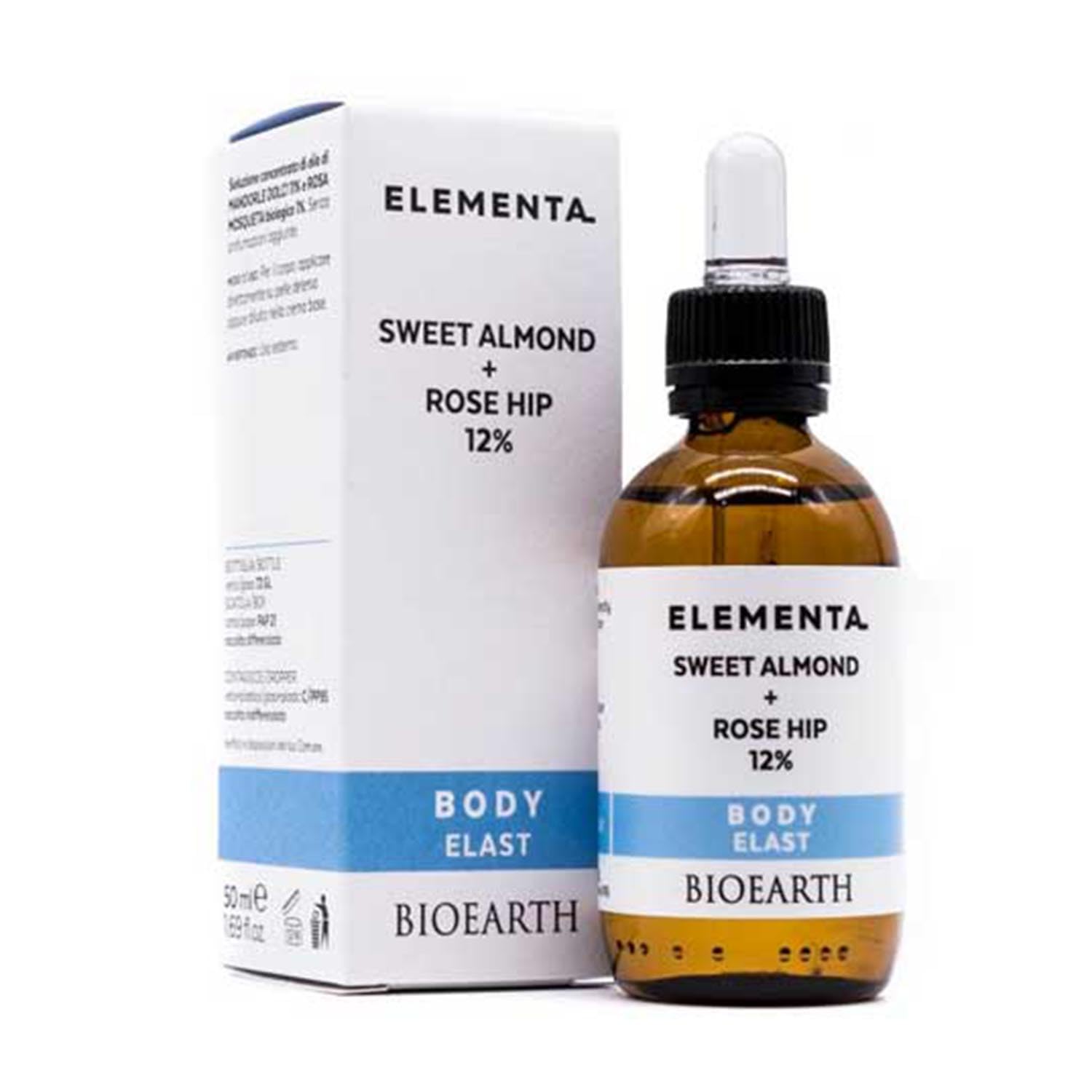 BIOEARTH Elementa - Mandorla dolce + rosa canina, 12% Elementa Corpo Bioearth 1.7 fl oz
