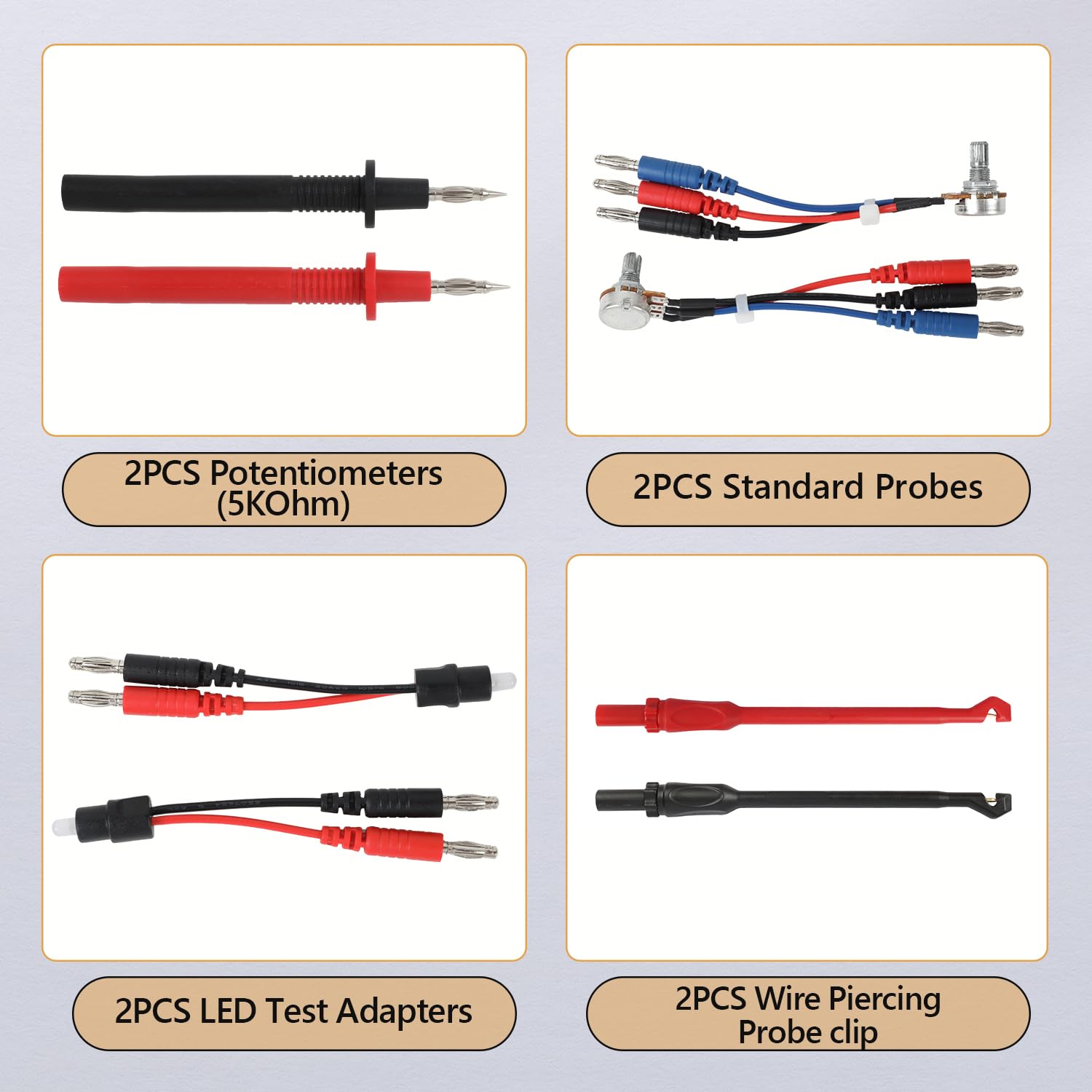 Automotive Test Leads Kit - 104 Pieces -4