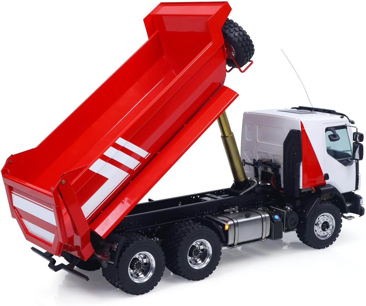 TOUCAN RC HOBBY LESU 1/14 Hydraulic RC Dump Truck 6 * 6 RTR Radio Control Tipper 2Speed Gearbox Differential Lock Metal Chassis Flysky I6S Radio