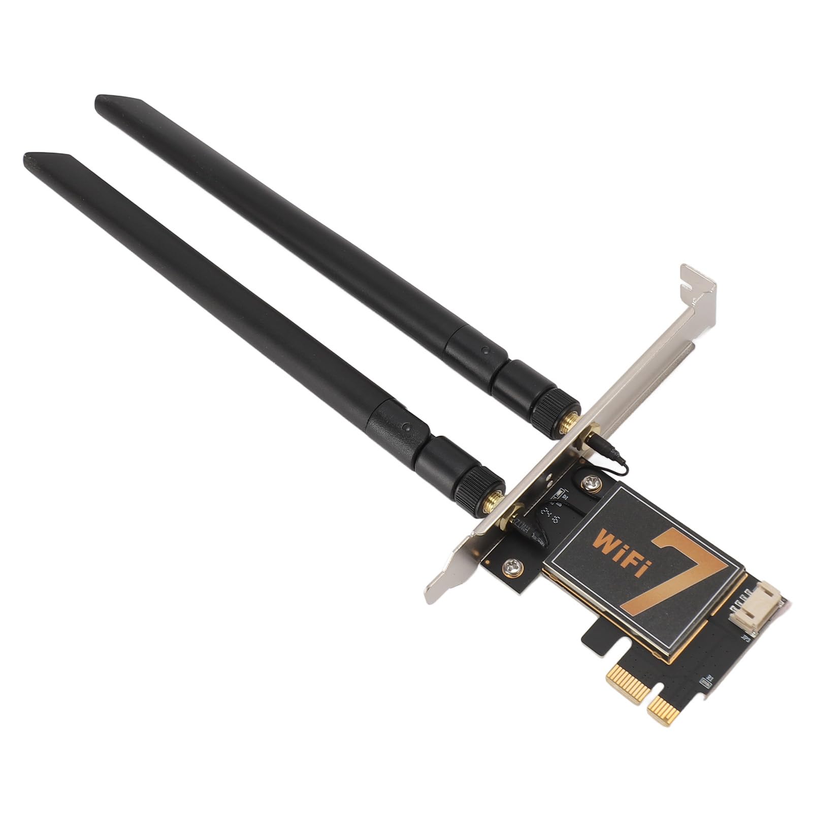 Sxhlseller Wi -fi PCI EX1, BE200NGW Wi -fi Adattatore di Rete Scheda 5.4 Plug e Riprodurre WPA4 WiFi7 Crittico per PC Desktop (Nessuna base di antenna)