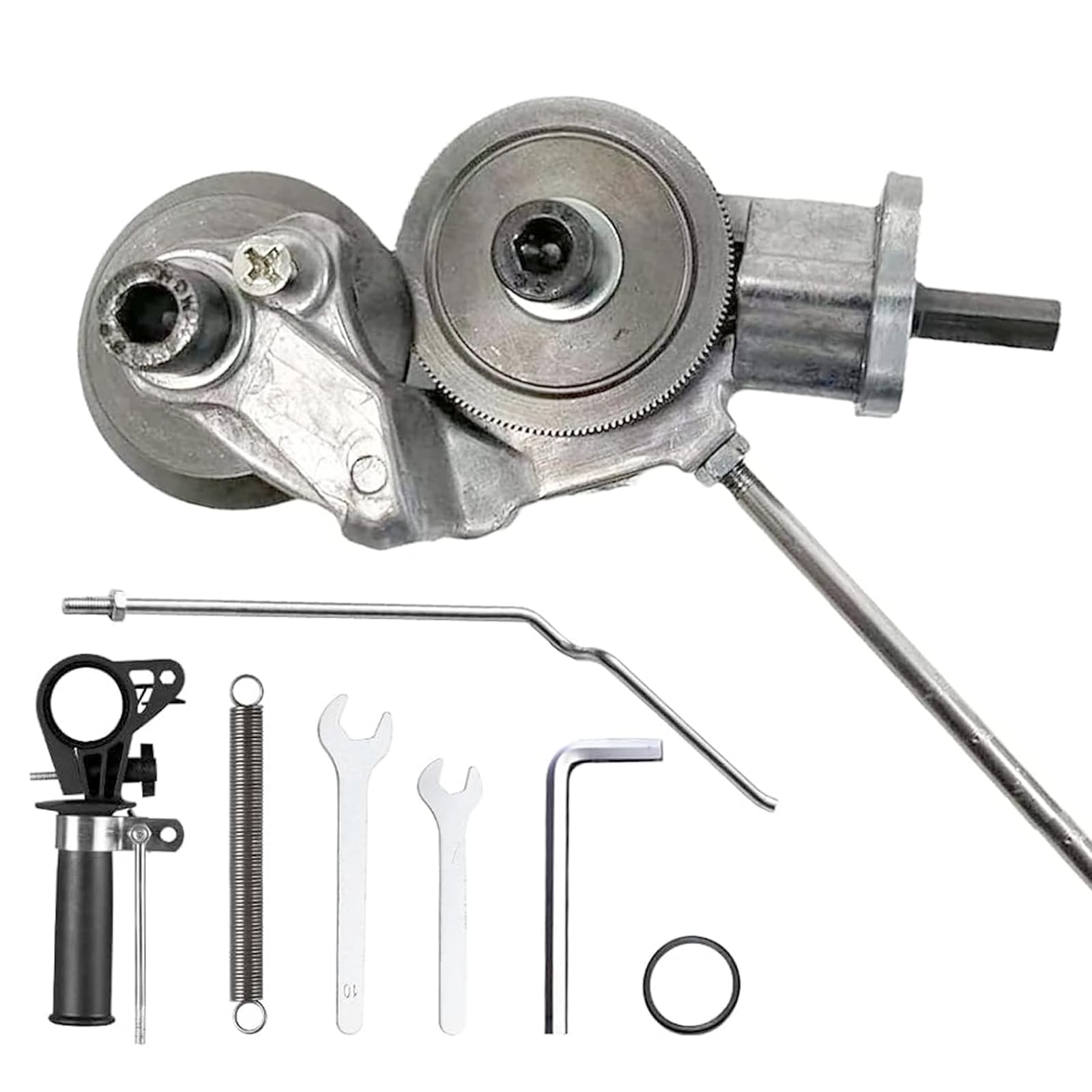 Electric Drill Plate Cutter, Metal Bite Drill Attachment with Adapter, Sheet Metal Knife for DIY for Cutting Iron, Whiteboard, Steel, Copper, Aluminum