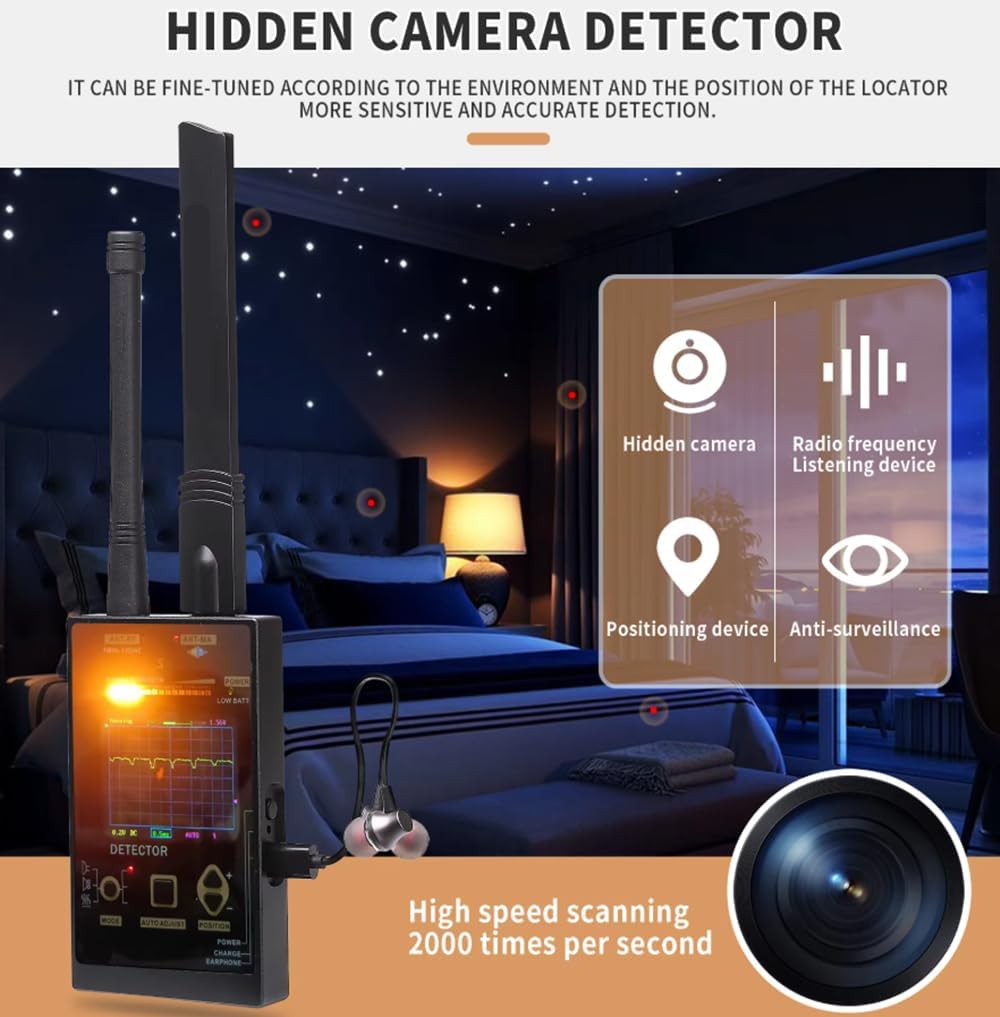 Signal Detector Hotel Anti-Sneak Shooting Detection Camera Detector Anti-Tracking