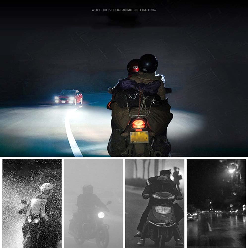 Luci per Biciclette Ammortizzanti Impermeabili Guida Notturna Luci per Mountain Bike A LED Luminose Accessori per Luci per Biciclette
