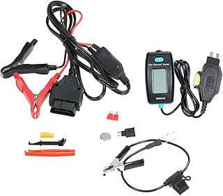 Tempaky Ferramenta de teste de diagnóstico automotivo para carro, testador de circuito, detector de vazamento elétrico, kit de sonda de teste de corrente escura para carro, visor LCD digital