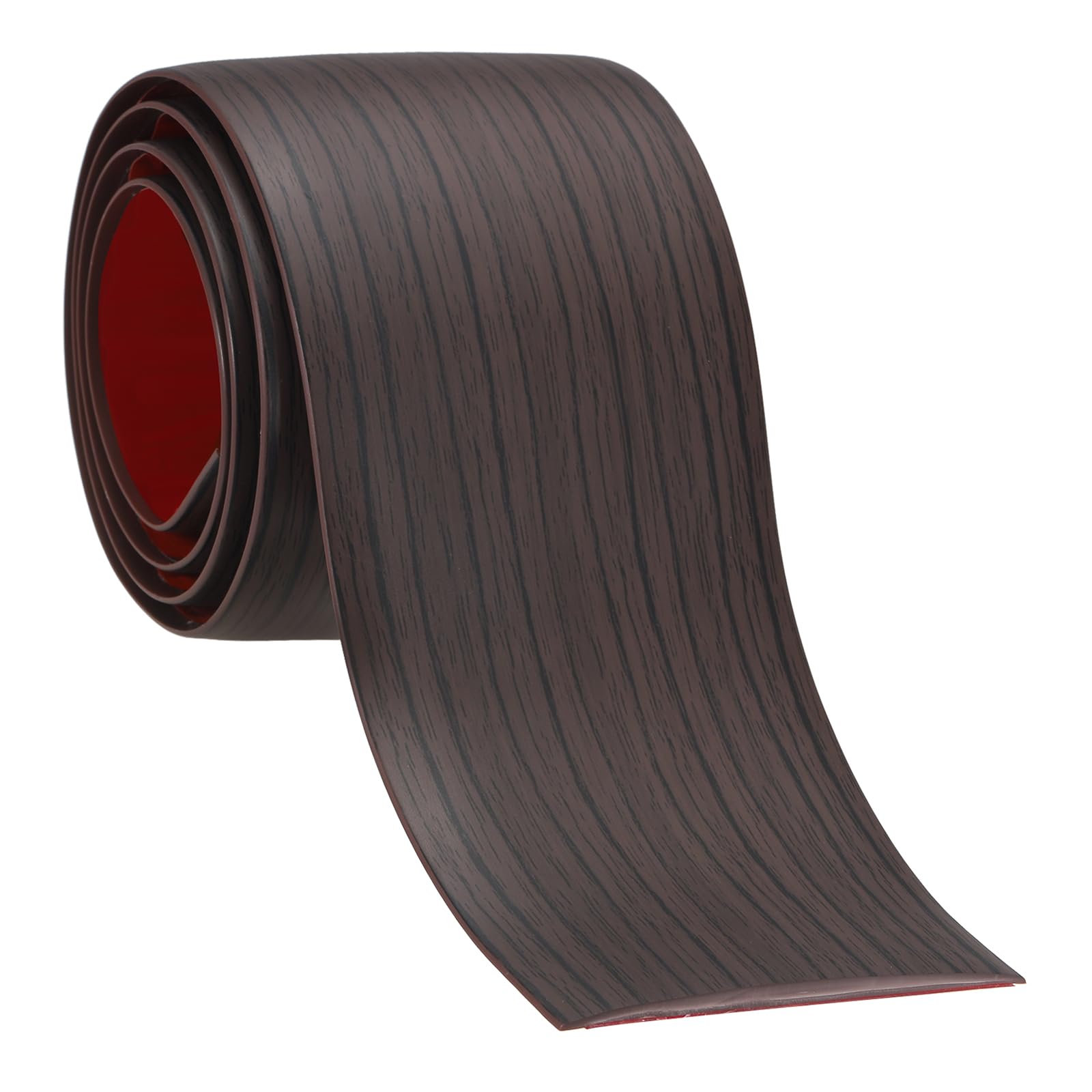 PATIKIL Self Adhesive Floor Transition Strip 7.6cm x 3 Meters Vinyl Flat Divider Flooring for Joining Floor Gaps Carpet Transition Floor Tiles, Black Walnut โ image 1