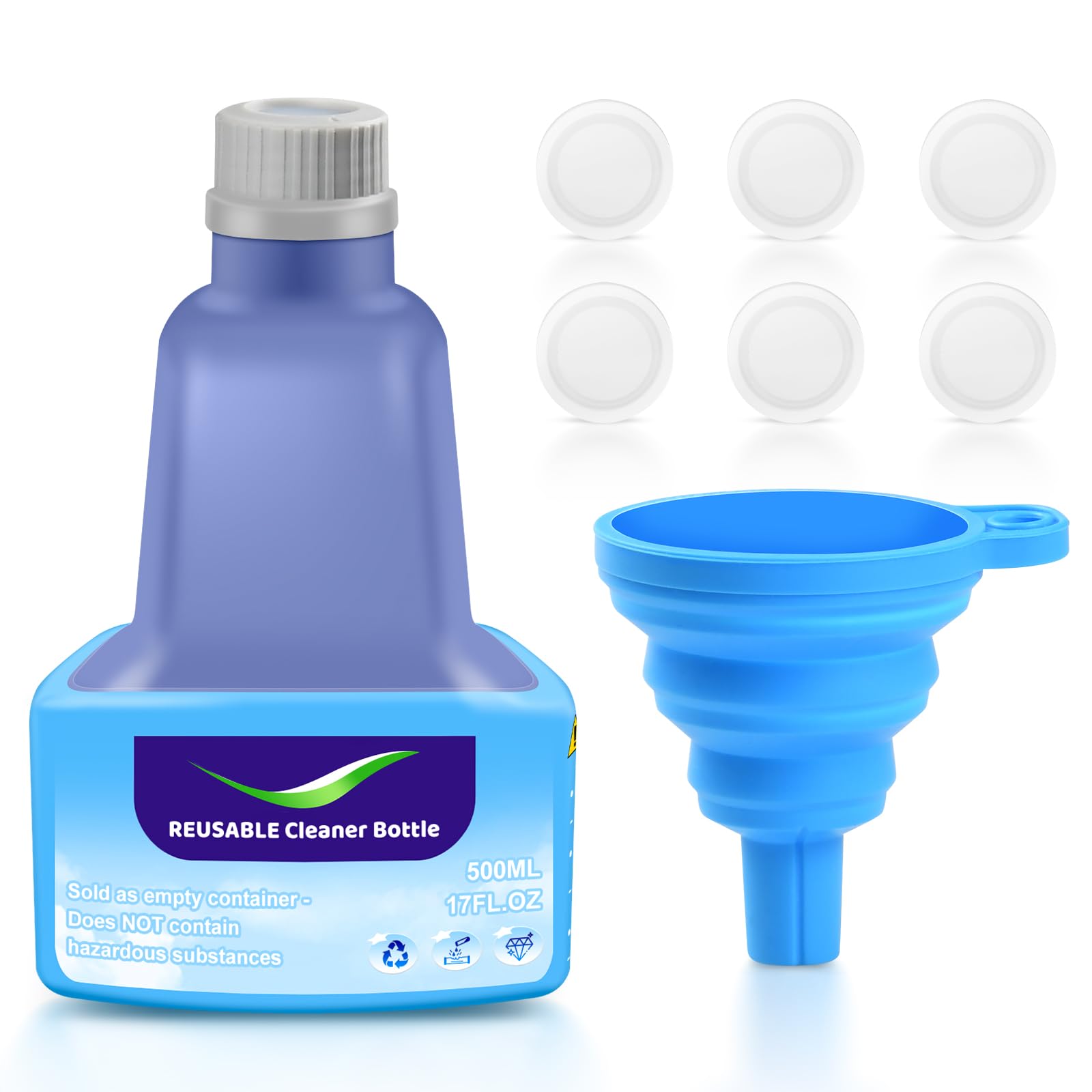 8 Pack Refillable Replacement Bottle for Flash® Power Spray Mop™, 500ML