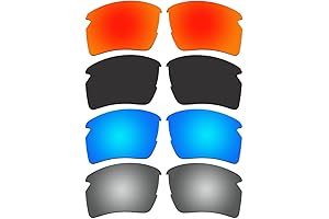 4 Pair Replacement Polarized Lenses for Oakley Flak 2.0 XL Sunglasses OO9188