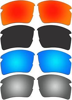4 Pair Replacement Polarized Lenses for Oakley Flak 2.0 XL Sunglasses OO9188 Pack P7…