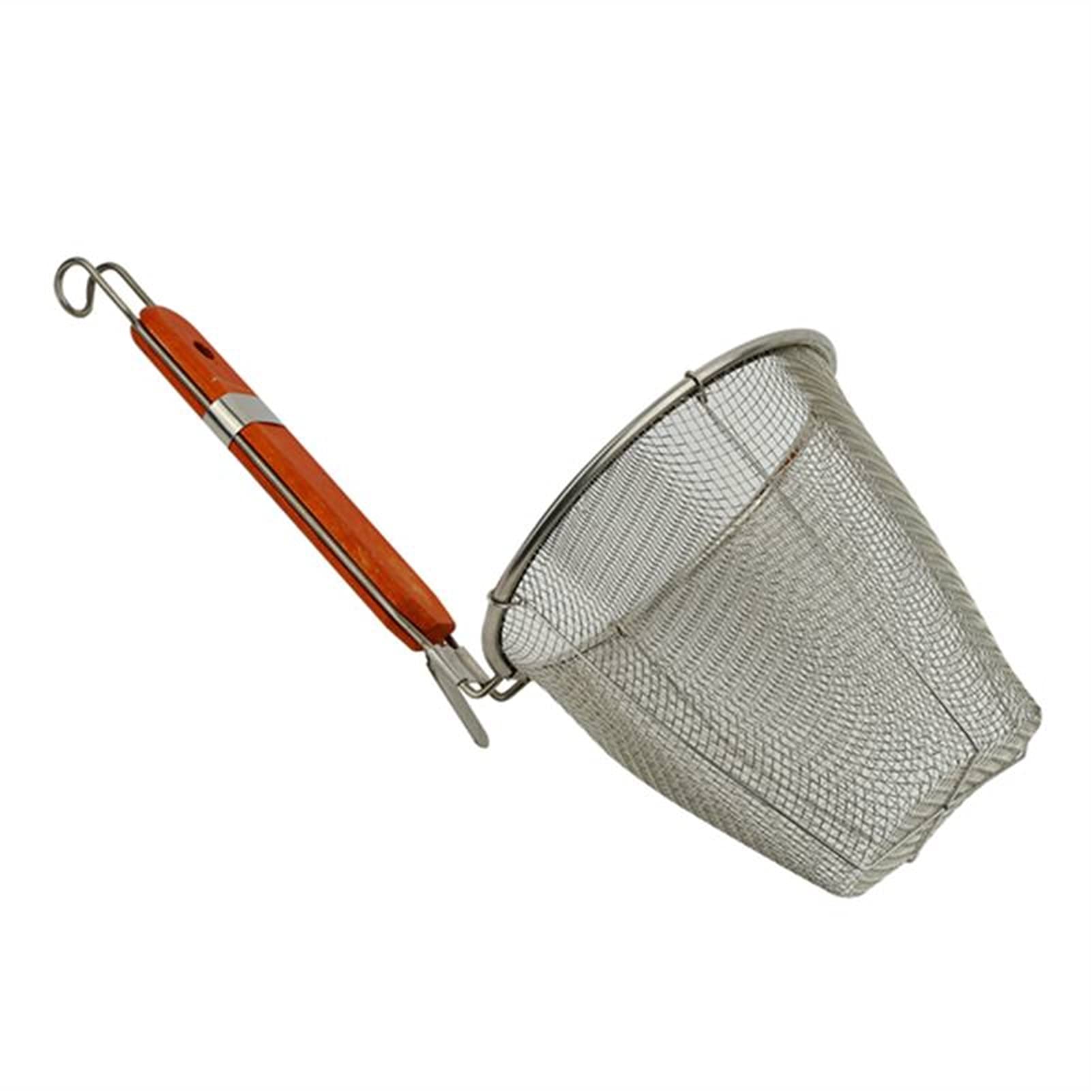 koszyk do frytkownicy, Przybory kuchenne Kluski Makaron Sitko 5,3 x 4,9 cala Kosze do smażenia indyka