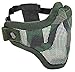 Tactical Crusader 2G Airsoft Strike Steel Half Mask, Jungle Camouflage