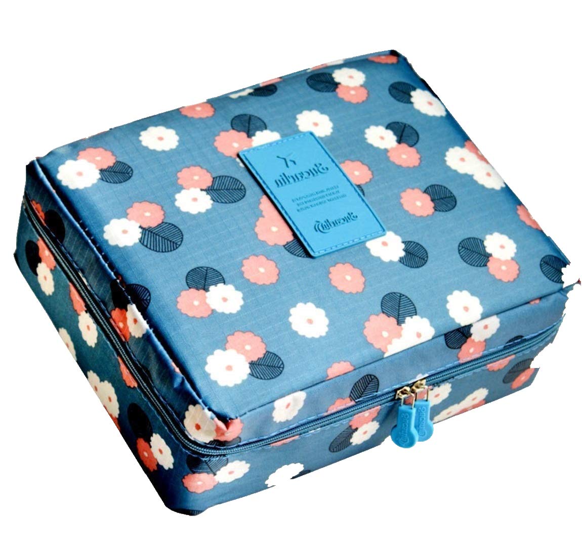 AB SALES Waterproof Cosmetic Beauty Case Makeup Bag/Organiser with Handle, Multiple Colour