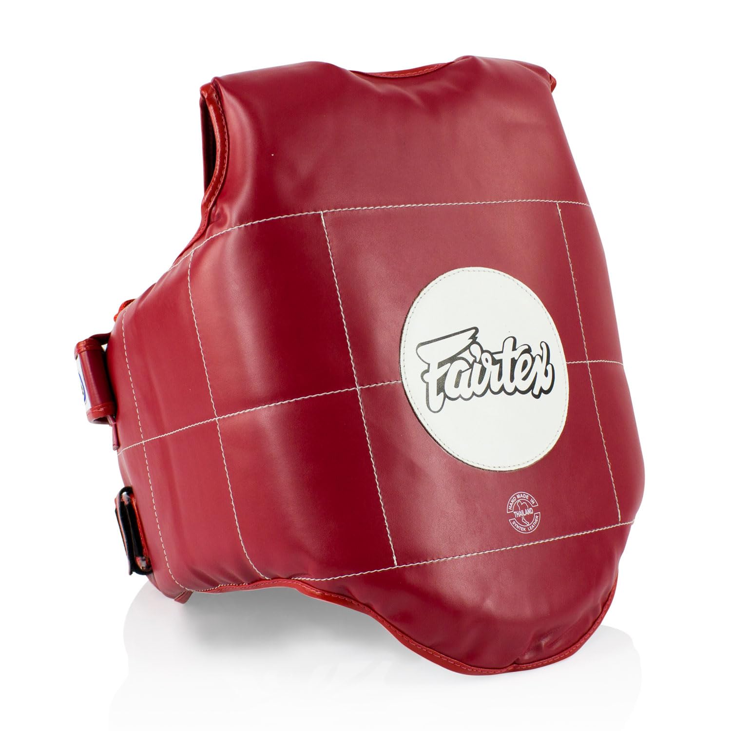Fairtex PV1 Competition Protective Vest | Body Shield For Amateur Muay Thai (Red, Large)