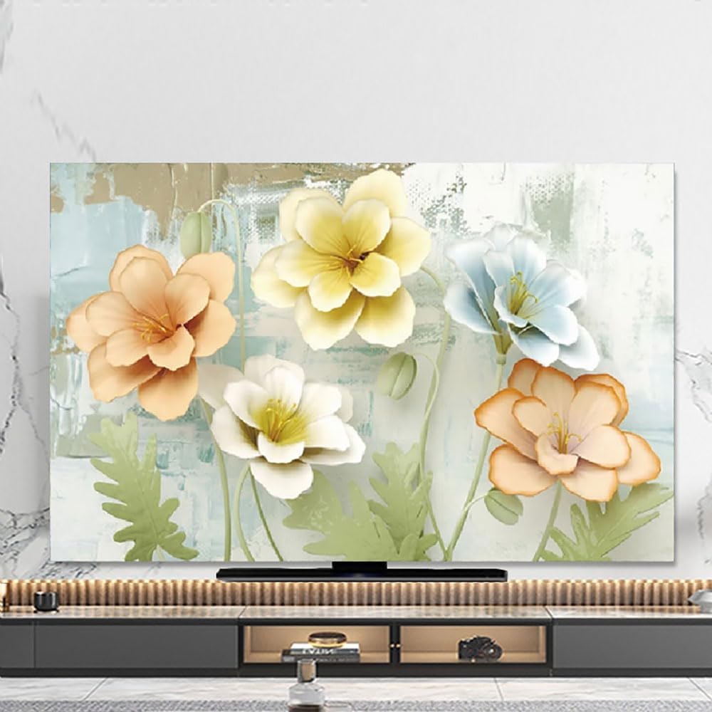 Cubierta decorativa Universal for TV de escritorio(Flower,32inch)