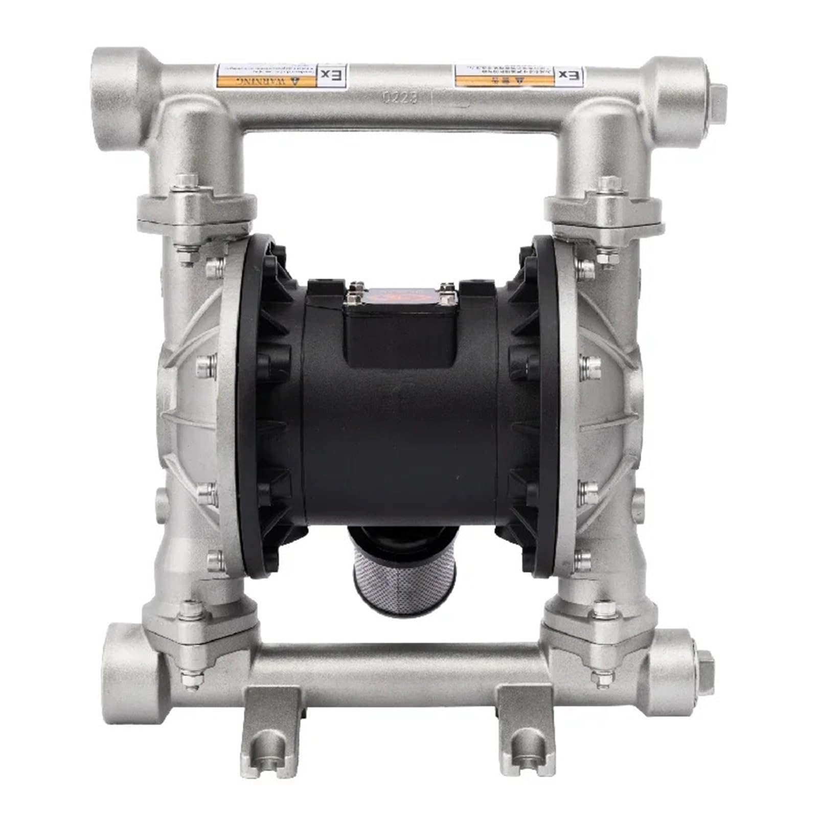 Zxzzas One Color Diaphragm Pump, 1-1/4'' Pneumatic Diaphragm Pump Chemical Glue Coating Liquid Transfer Air Operated Pump