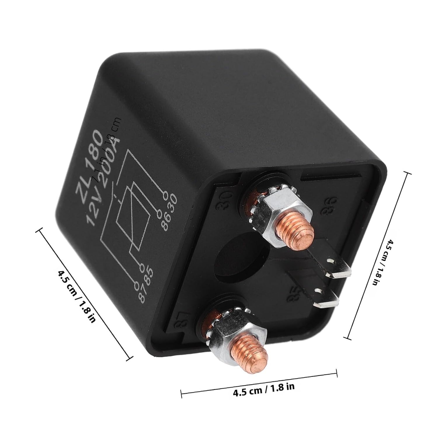 SOLUSTRE 12v 200a Automotive Starter Relay Power Relay Replacement for Vehicle Ignition Start Switch Compatible with Cars and Boats