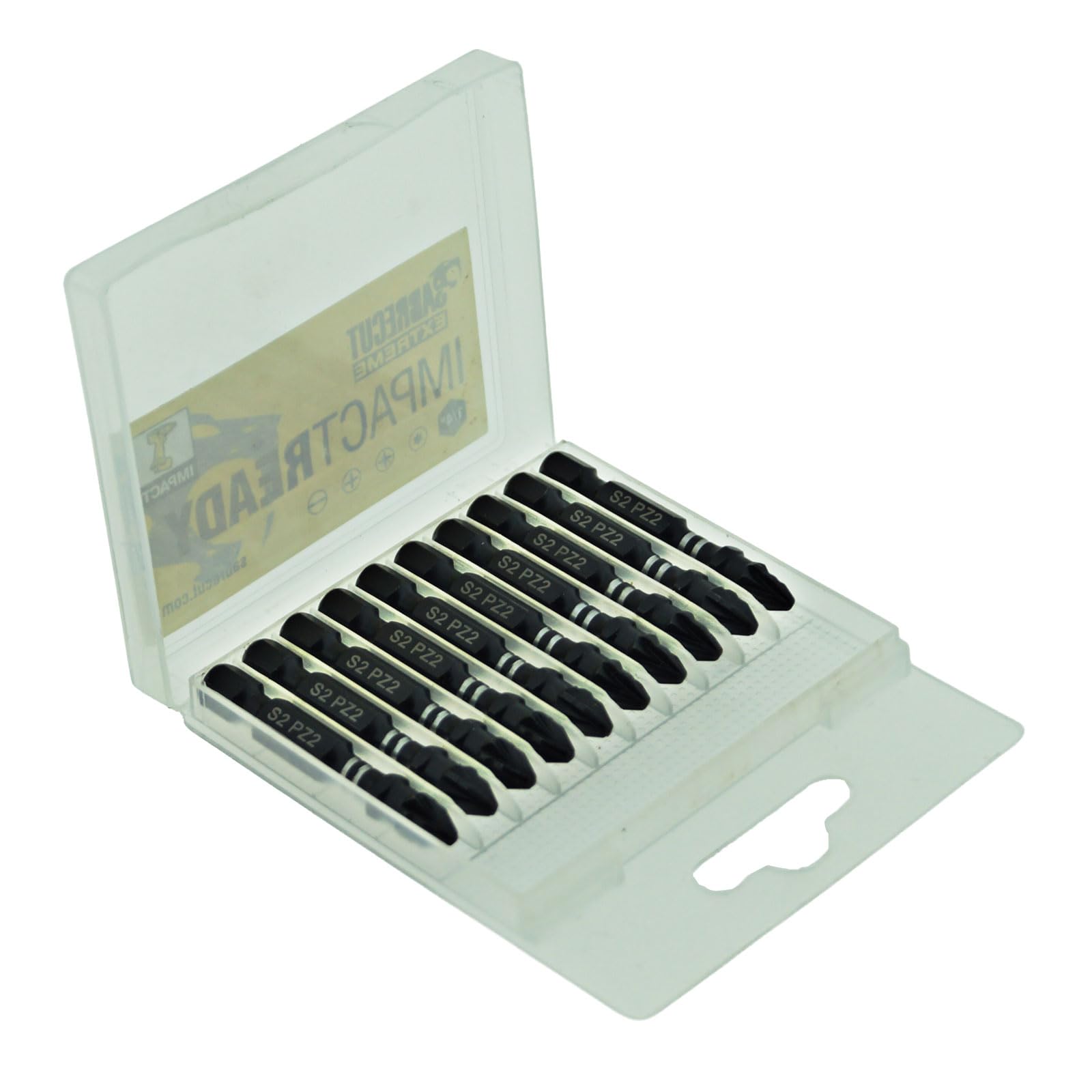 10x 50mm SabreCut PZ2 Impact Drill Driver Screwdriver Bits Set POZI PROFESSIONAL