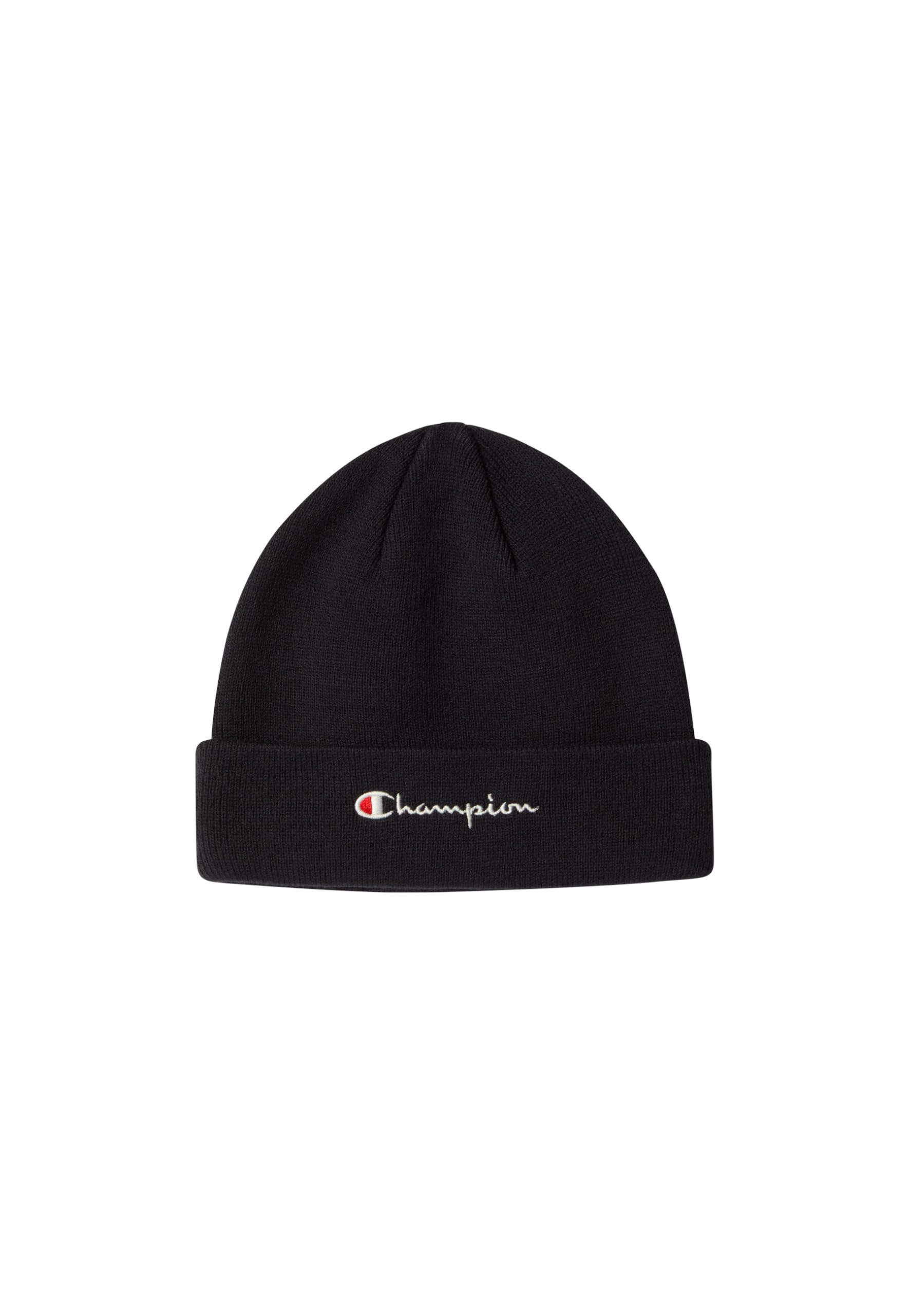 Champion Unisex Lifestyle Caps (806064) - Recycled Acrylic Knitted Yarn Embroidered Script Logo Beanie Hat, Blue (BS501)
