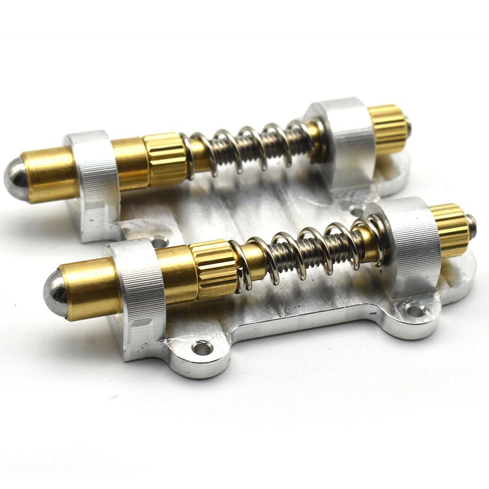 SoulDiM Electric Guitar Brass Tremolo Bridge Brass Arming Adjuster for FR Tremsetter Set Guitar Tremolo Stabilizer Stopper Guitar Parts (Dual)