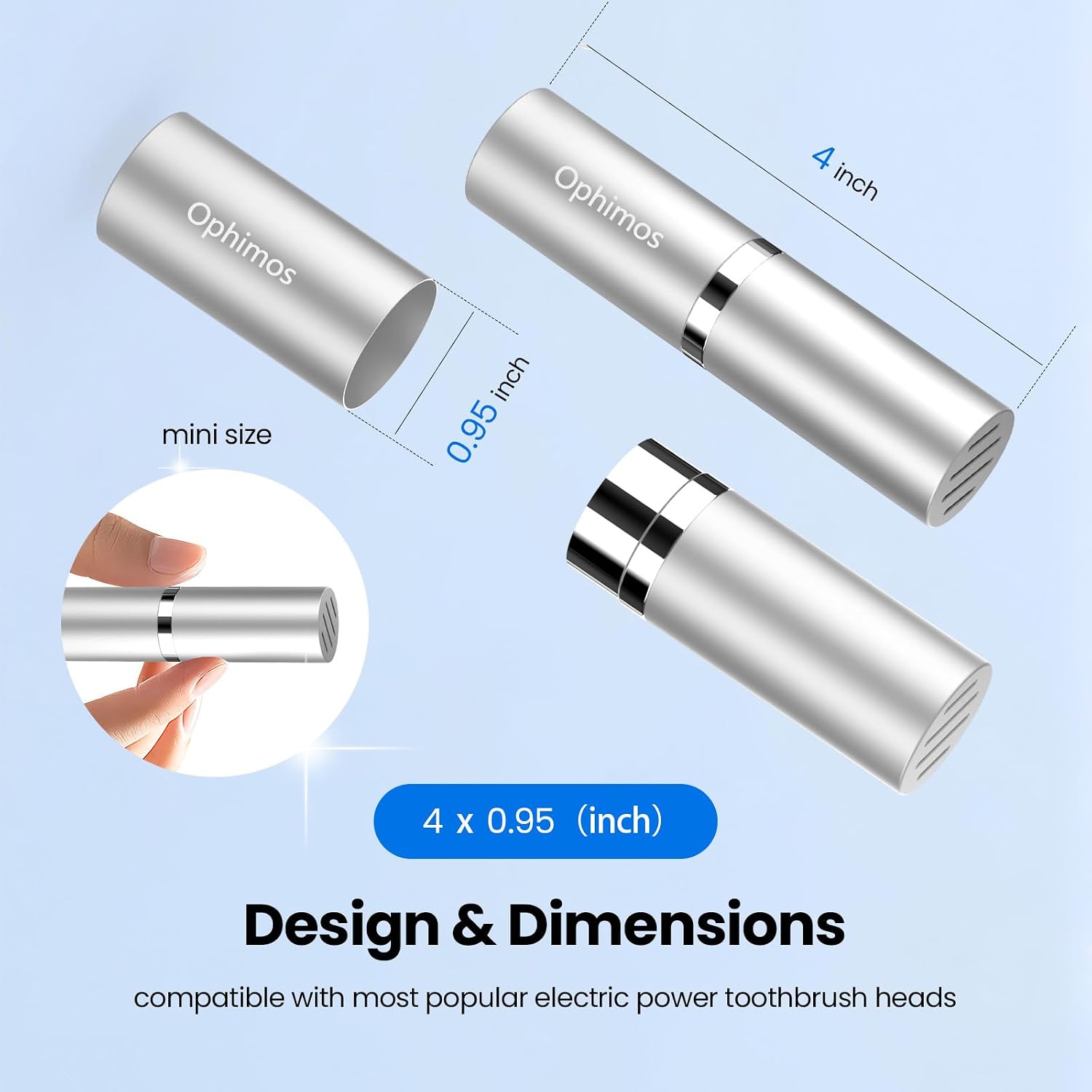 Aluminum Case for Electric Toothbrush Head with Ventilation Holes image 5
