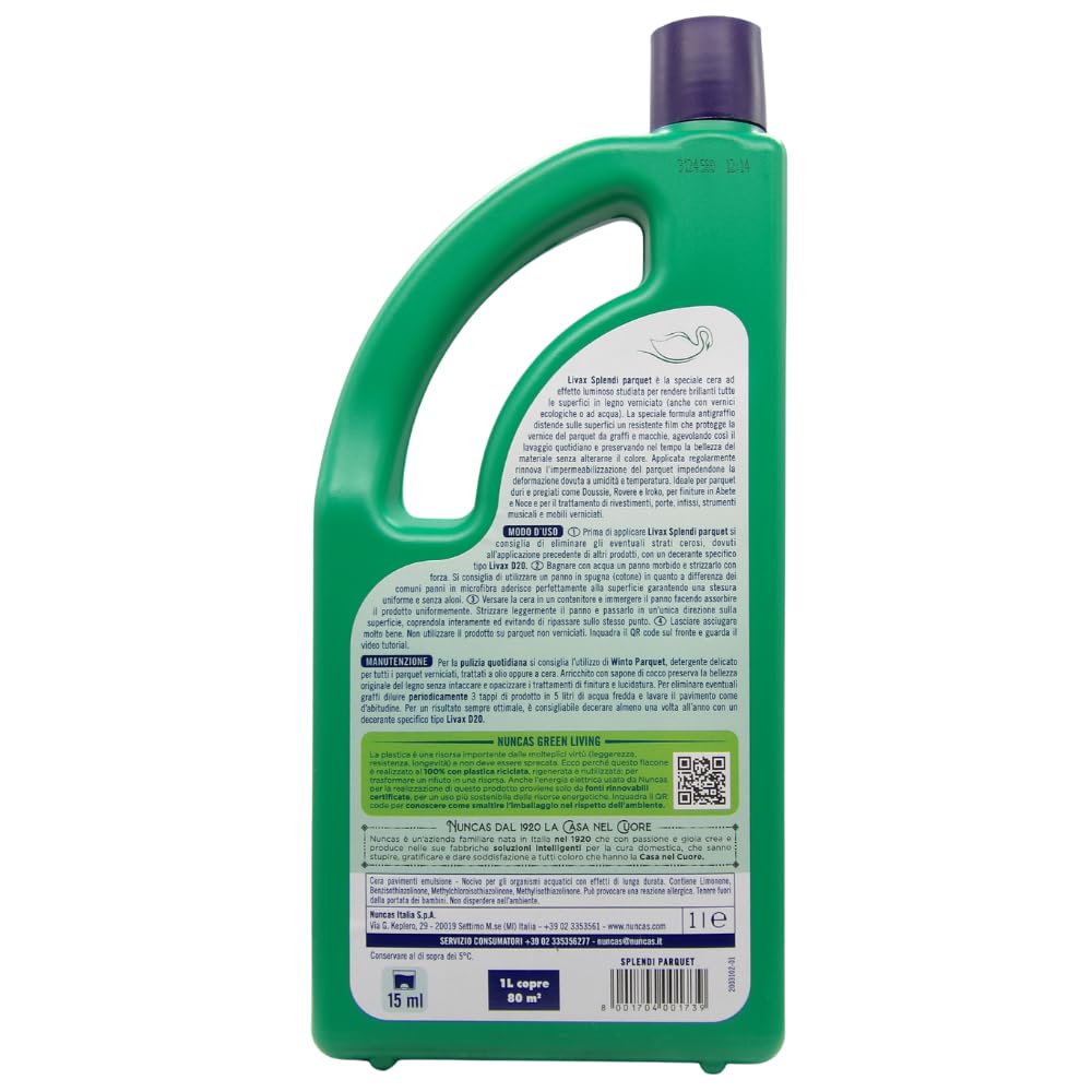 NUNCAS LIVAX RUSTICA 2 + LIVAX PARQUET + LIVAD D20 + GAMEX 50 panni pavimento elettrostatici cattura polvere 22x29cm + pacco 5 panni in microfibra 30x40cm