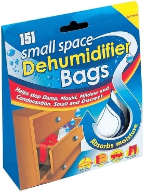 Wardrobe Dehumidifier Small Space Bags To Stop Mould Mildew Moisture Absorber Condensation Damp Remover Improve Air Quality Small And Discreet Use Inside Wardrobes Store Cupboards Drawer Car