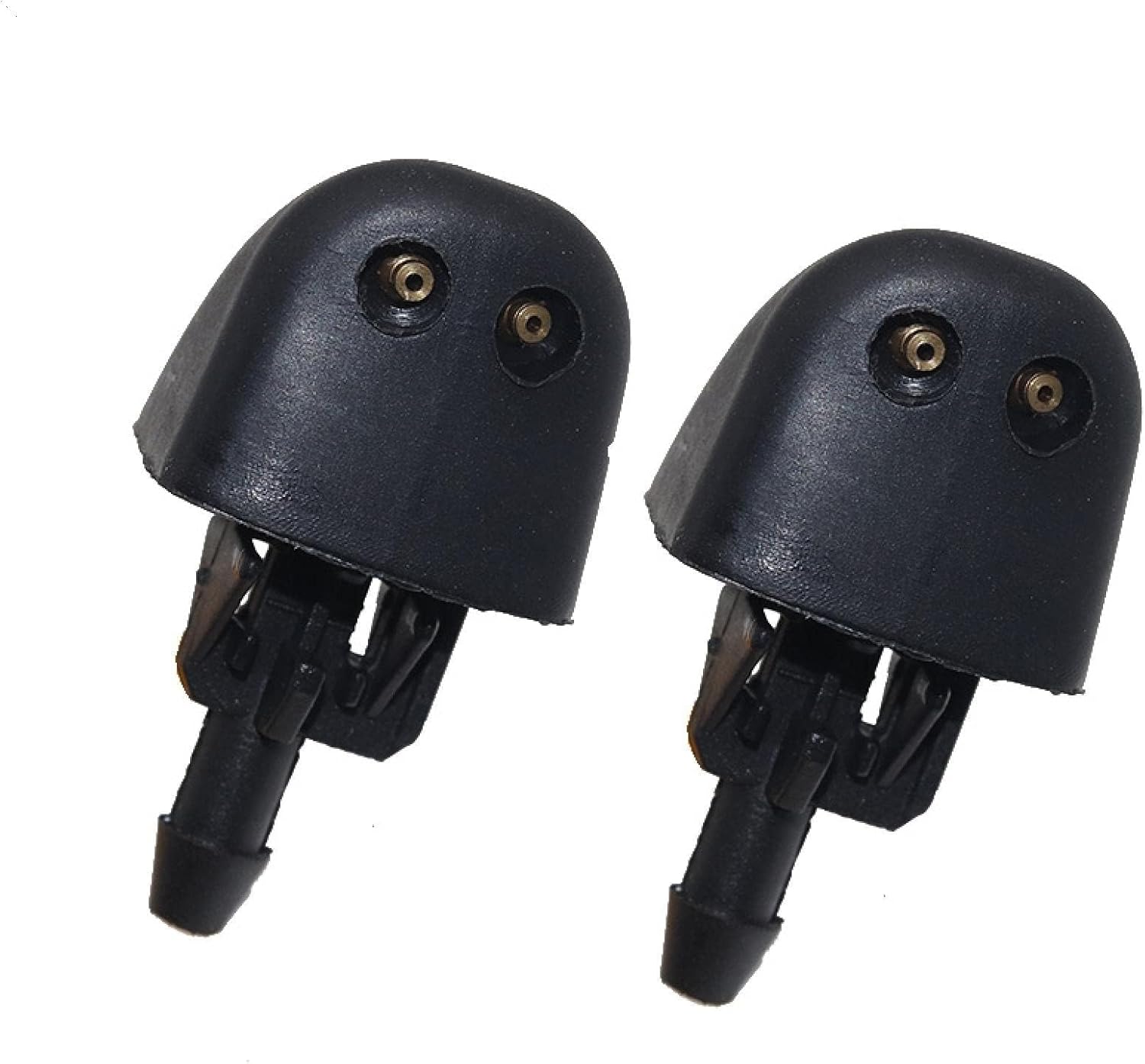 Car Windshield Washer Nozzles for Renault Clio, Windscreen Wiper Washer Spray Jet Kit ABS Plastic Replacement Accessories
